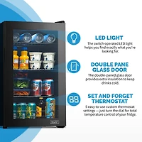 Newair Limited Edition Anniversary Series 100 Can Beverage Fridge
