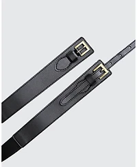Belle & Bloom London Fog Leather Waist Belt