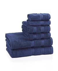 Superior Smart Dry Zero Twist Cotton 6-Piece Assorted Towel Set