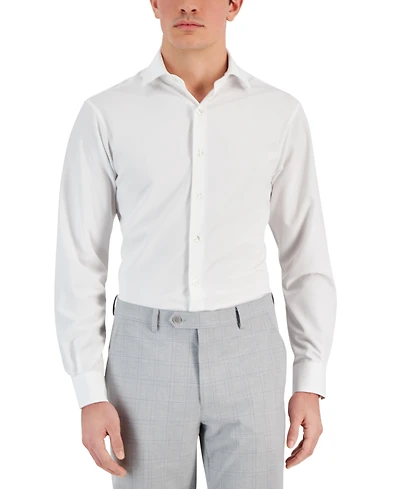 Alfani Men's Regular Fit 4-Way Stretch Dress Shirt, Created for Macy's