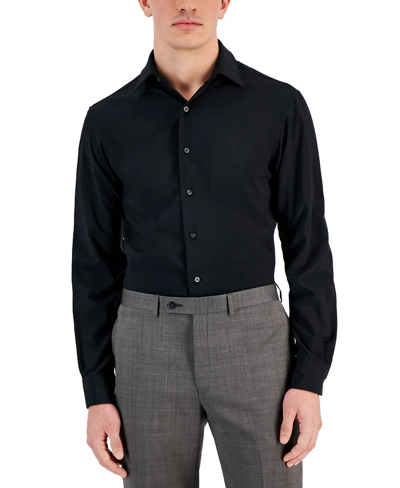 Alfani Men's Regular Fit 4-Way Stretch Dress Shirt, Created for Macy's