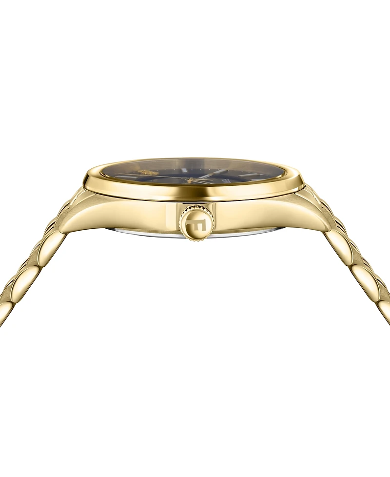Salvatore Ferragamo Men's Swiss Classic Gold Ion-Plated Stainless Steel Bracelet Watch 42mm