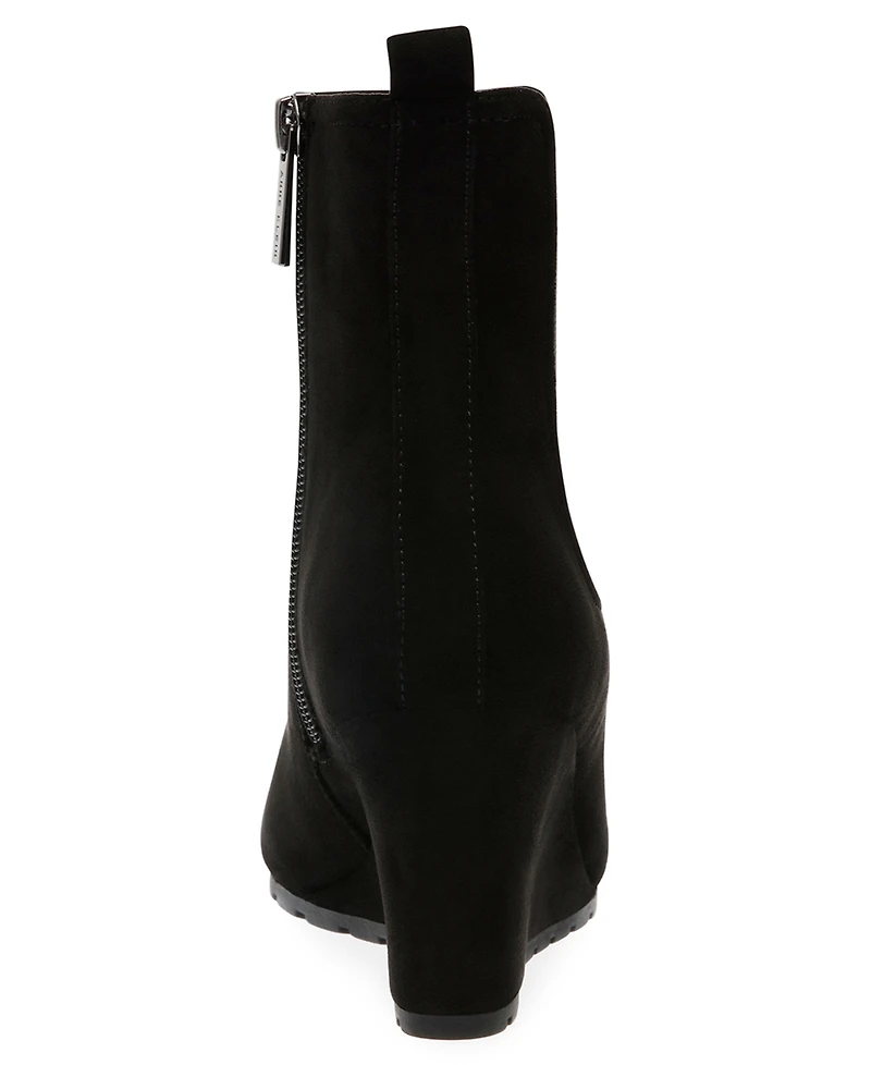Anne Klein Women's Valore Pointed Toe Wedge Booties