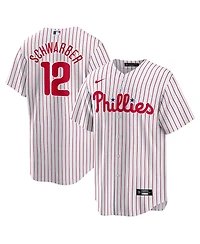 Men's Nike Kyle Schwarber White Philadelphia Phillies Replica Player Jersey