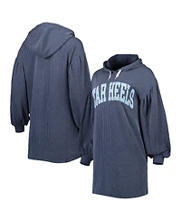 Women's Gameday Couture Navy Distressed North Carolina Tar Heels Game Winner Vintage-Like Wash Tri-Blend Dress