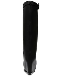 Steve Madden Women's Corenne Cuffed Wedge Tall Dress Boots