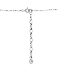 Giani Bernini Cubic Zirconia Celestial Star Pendant Necklace in Sterling Silver, 16" + 2" extender, Created for Macy's