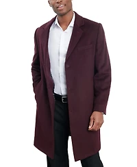 London Fog Men Signature Wool-Blend Overcoat