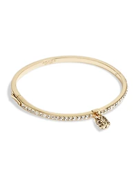 Coach Faux Stone Iconic Padlock Tennis Sculpted C Motif Bangle Bracelet
