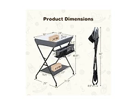 Baby Storage Folding Diaper Changing Table