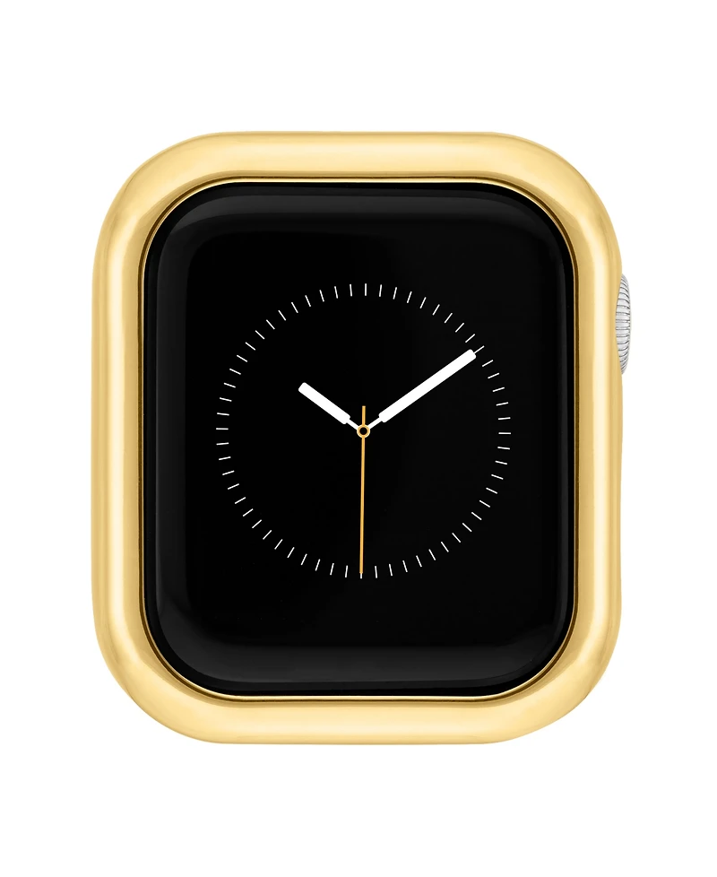 Anne Klein Women's Polished Gold-Tone Alloy Metal Protective Case designed for Apple Watch 40mm
