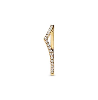 Pandora Cubic Zirconia Timeless Sparkling Wishbone Ring