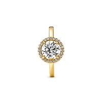 Pandora Cubic Zirconia Timeless Sparkling Round Halo Ring