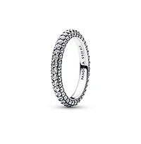 Pandora Cubic Zirconia Timeless Pave Single-Row Ring