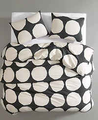 Marimekko Kivet Cotton 3 Piece Duvet Cover Set, Full/Queen