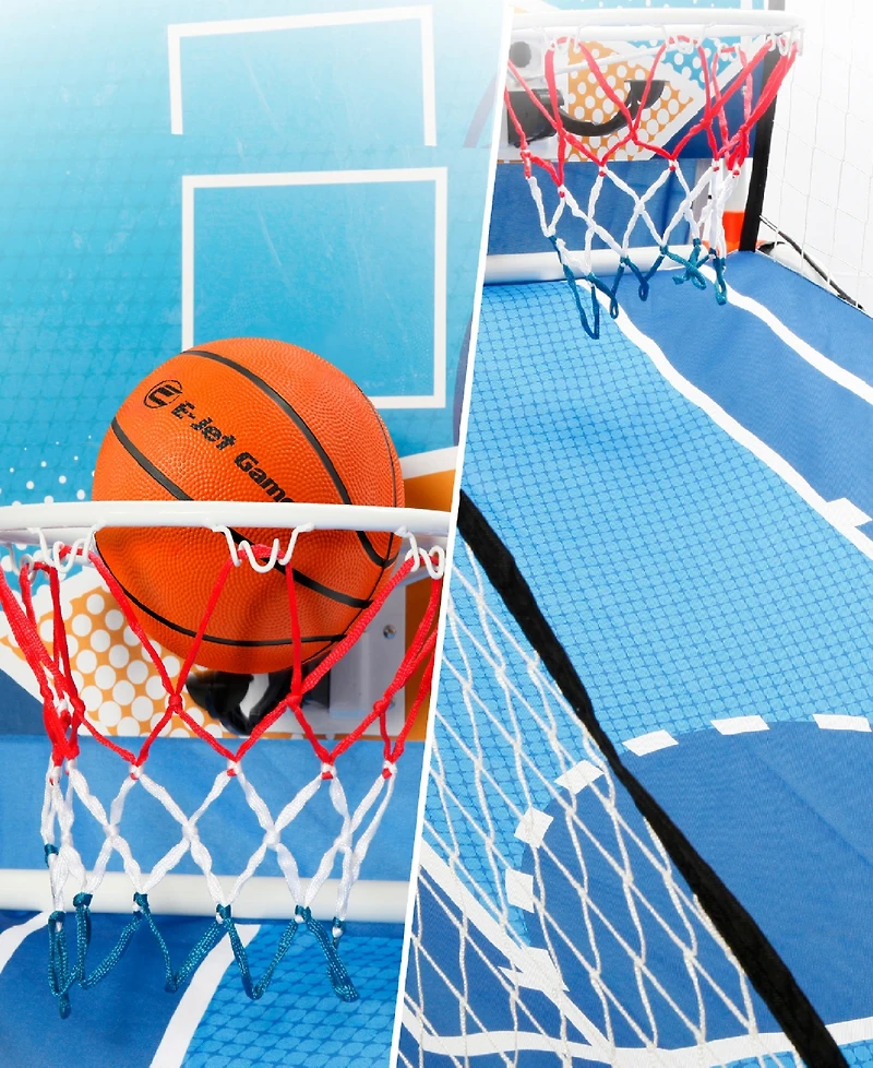 E-jet Games Basketball Arcade Game, Basketball Gifts for Boys Girls, Children Teens Adults, Dual Shot 16 in 1 Games, Birthday Christmas Party