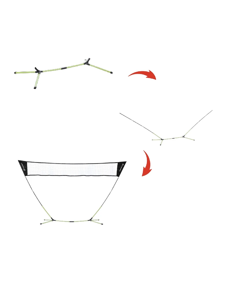 E-jet Sport Badminton Net Outdoor Game, No Tools Required, Portable, Net Only