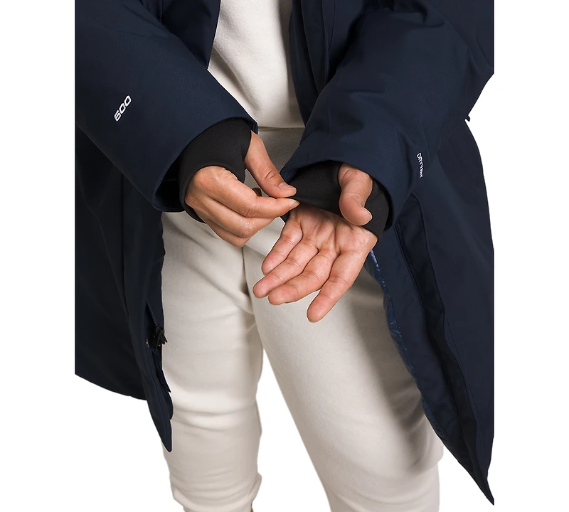 The North Face Plus Arctic Faux-Fur-Trim Hooded Coat