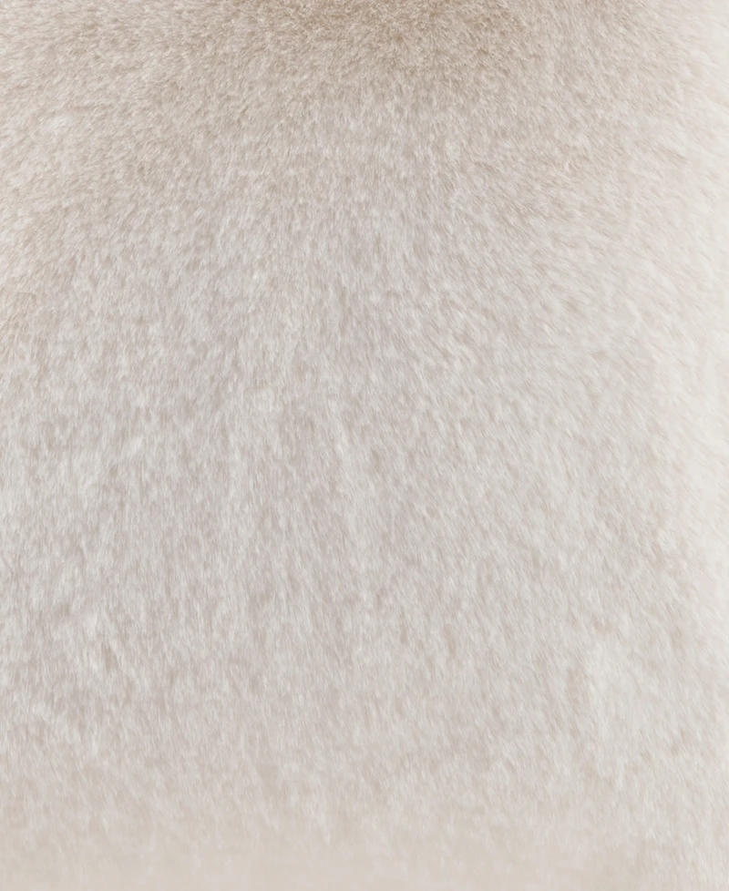 Croscill Sable Solid Faux Fur Decorative Pillow, 20" x 20"