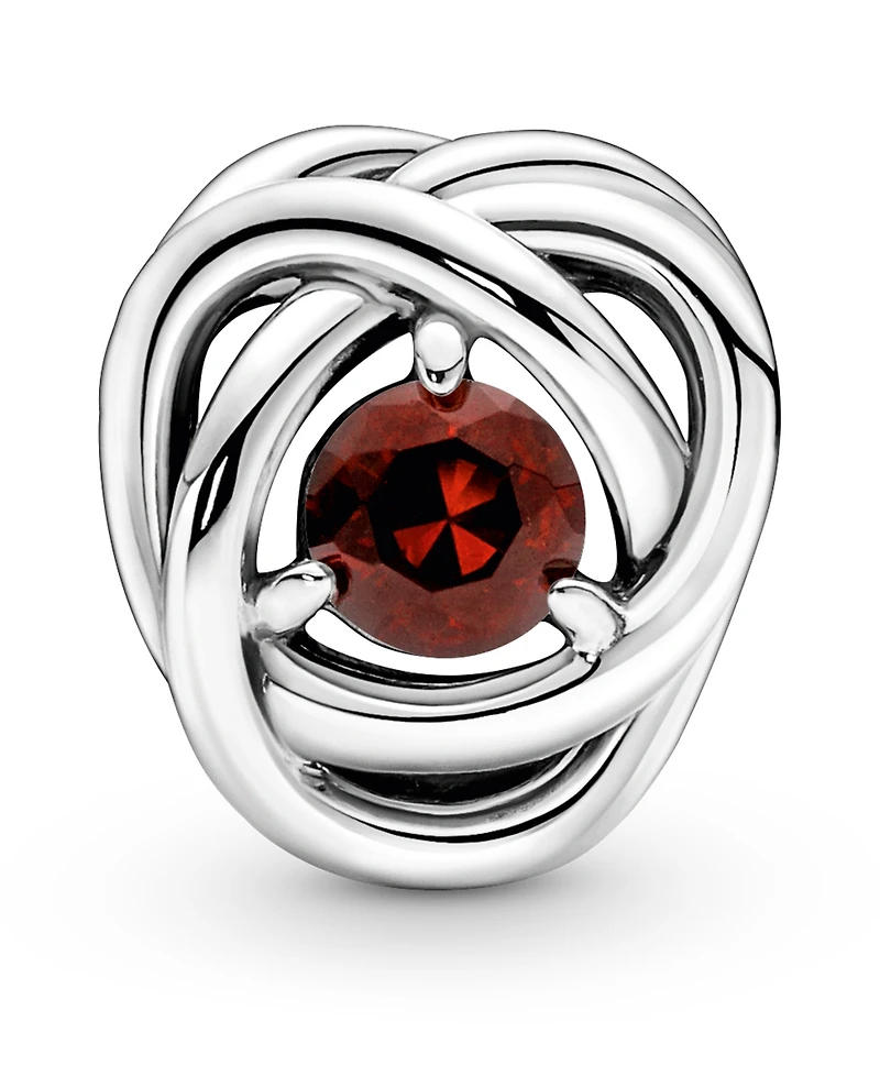 Pandora Birthstone Crystals Eternity Circle Charm 