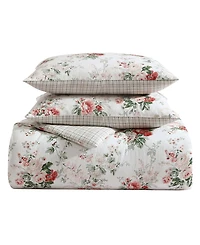 Laura Ashley Ashfield Flannel -Piece Comforter Set