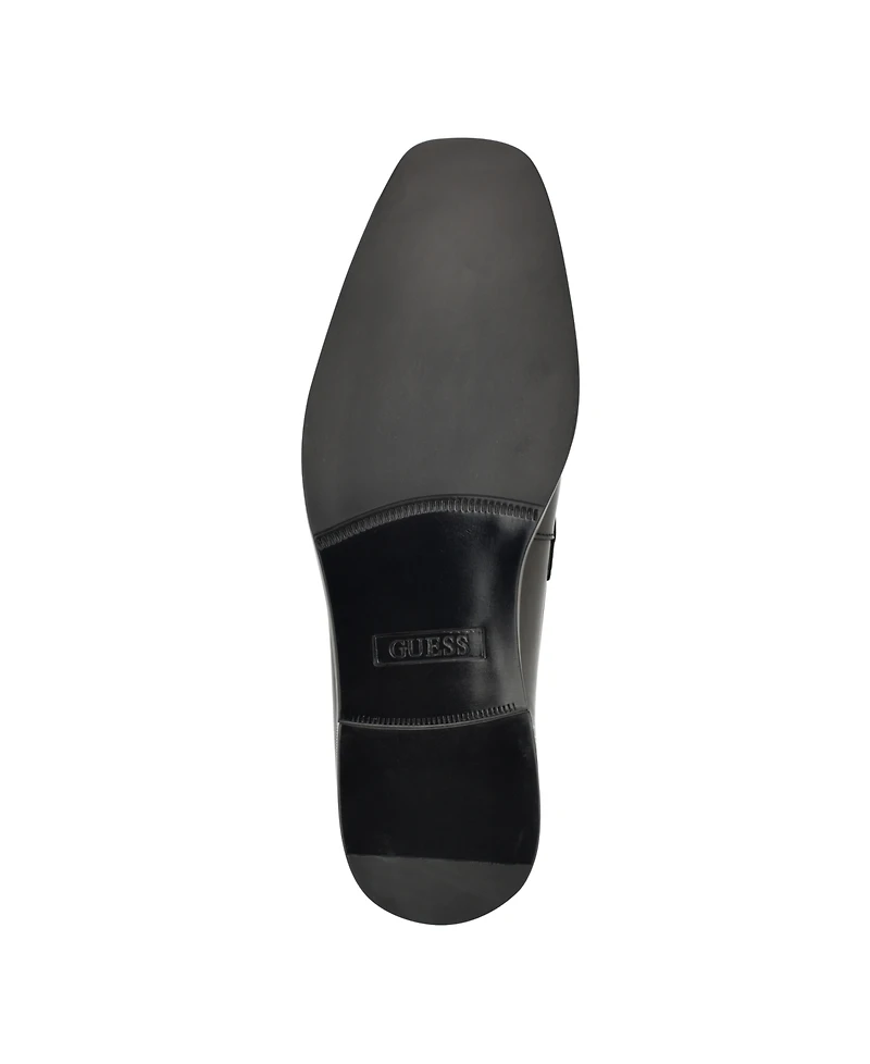 Guess Men's Hisoko Square Toe Slip On Dress Loafers