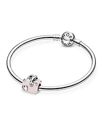 Pandora Sterling Silver Pink Travel Bag Charm