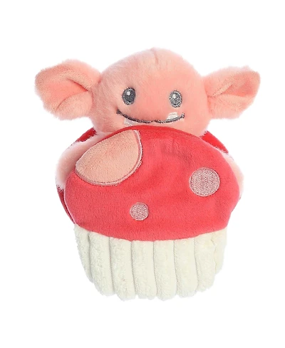 ebba Small Gribble Goblin Pocket Peekers Playful Baby Plush Toy Peach 5.5"