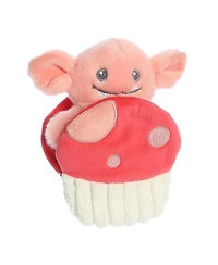 ebba Small Gribble Goblin Pocket Peekers Playful Baby Plush Toy Peach 5.5"