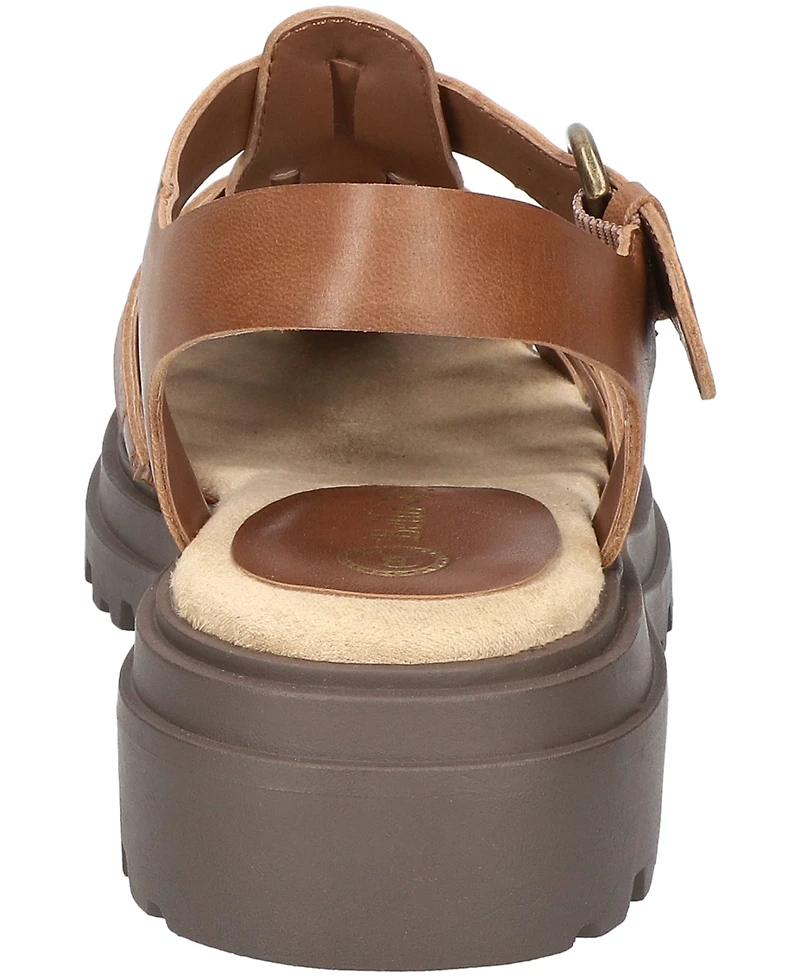 Bella Vita Women's Sinclaire Lug Sole Fisherman Sandals