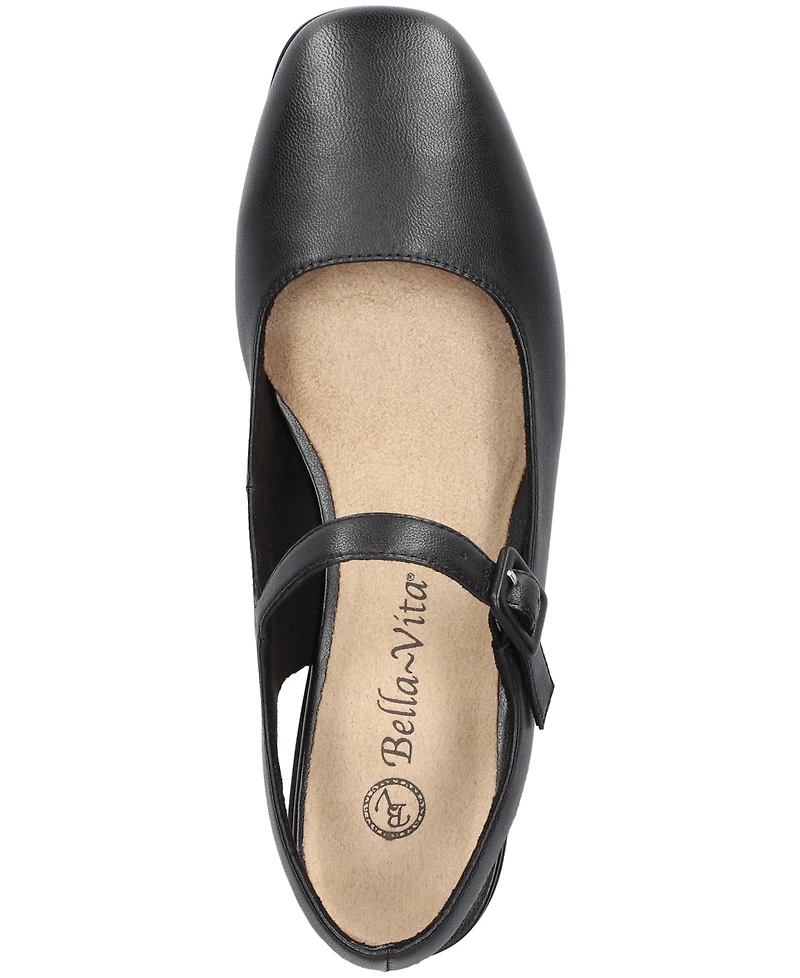 Bella Vita Women's Andie Mary Jane Flats