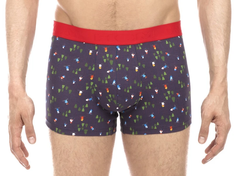 Men's Winter Skier Print Boxer Brief