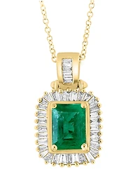 Effy Emerald (1-3/8 ct. t.w.) and Diamond (1/2 ct. t.w.) in 14k Gold