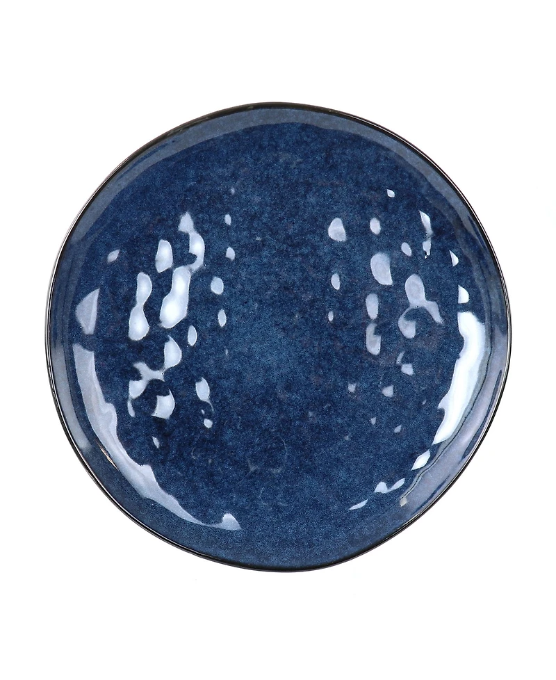 Elama Samara Blue 12 Pc. Dinnerware Set, Service for 4