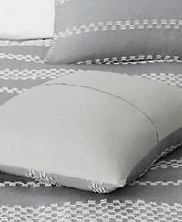Madison Park Drew 5 Pc. Clipped Jacquard Comforter Set