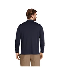 Lands' End Big & Tall Long Sleeve Super Soft Supima Polo Shirt