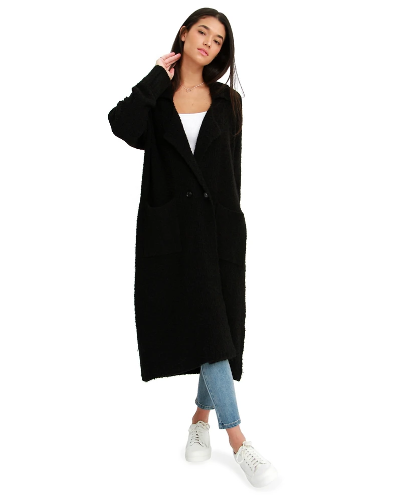 Belle & Bloom Women's Born To Run Sustainable Sweater Coat