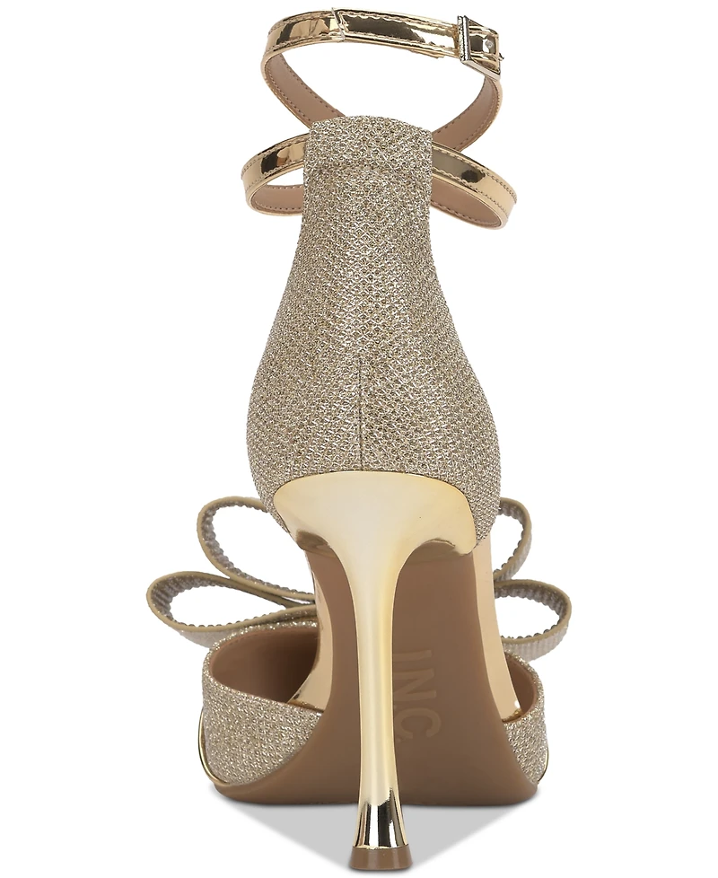 I.n.c. International Concepts Women's Saori Bow Ankle-Strap Pumps, Created for Macy's