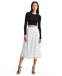 Belle & Bloom Women's Mixed Feeling Reversible Skirt