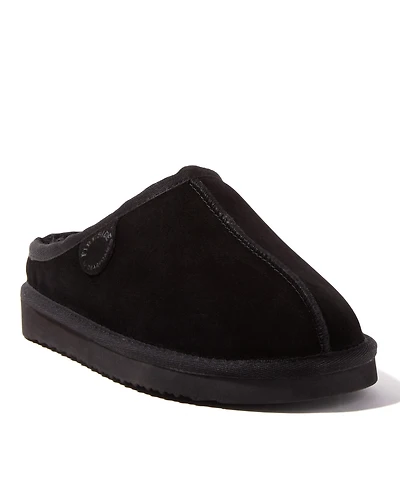 Fireside By Dearfoams Women's Greta Genuine Shearling Clog Slipper