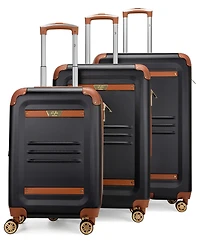 V19.69 Italia Vintage-Like 3 Piece Expandable Retro Luggage Set