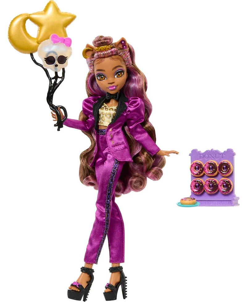 Monster High Clawdeen Wolf Doll in Monster Ball Party Fashion with Accessories
