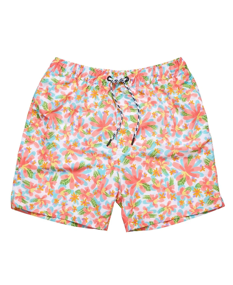 Mens Hawaiian Luau Sustainable Swim Short