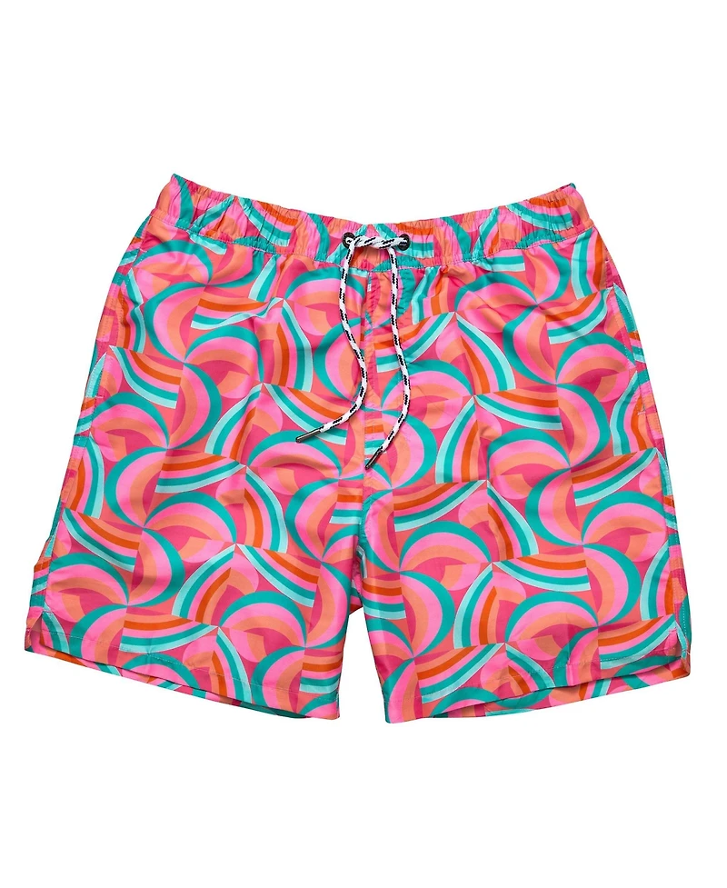 Mens Geo Melon Sustainable Swim Short
