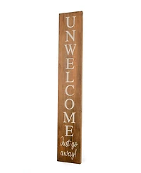 National Tree Company 39" Halloween "Unwelcome" Porch Sign