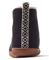 Dearfoams Women's Warm Up Bootie House Shoe Boot Slipper