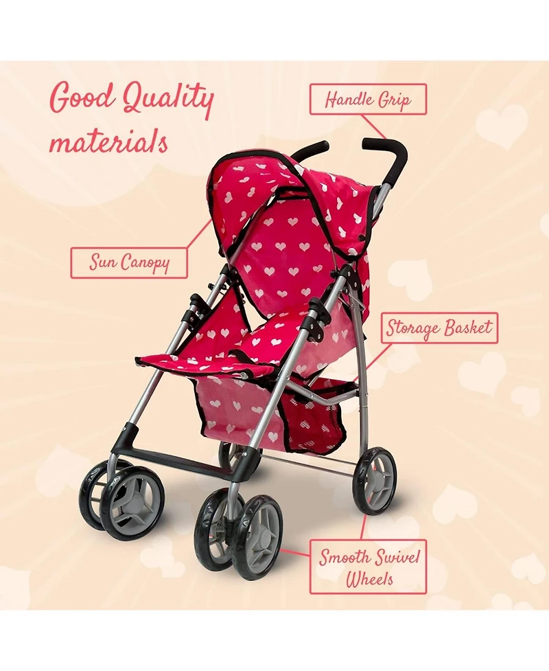The New York Doll Collection 28 inch Baby Doll Stroller