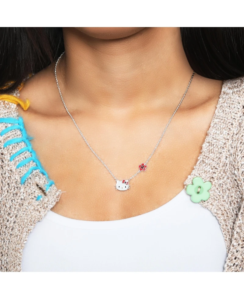 Hello Kitty Womens Birthstone Necklace