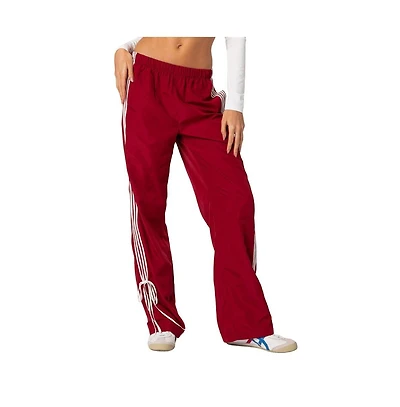 Edikted Women's Remy ribbon track pants