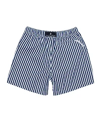 Denim Stripe Comfort Lined Swim Short